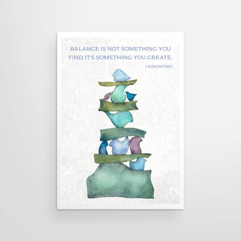 CAIRN GREETING CARD - CREATIVE BALANCE