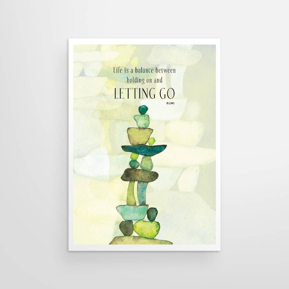 CAIRN GREETING CARD - LETTING GO
