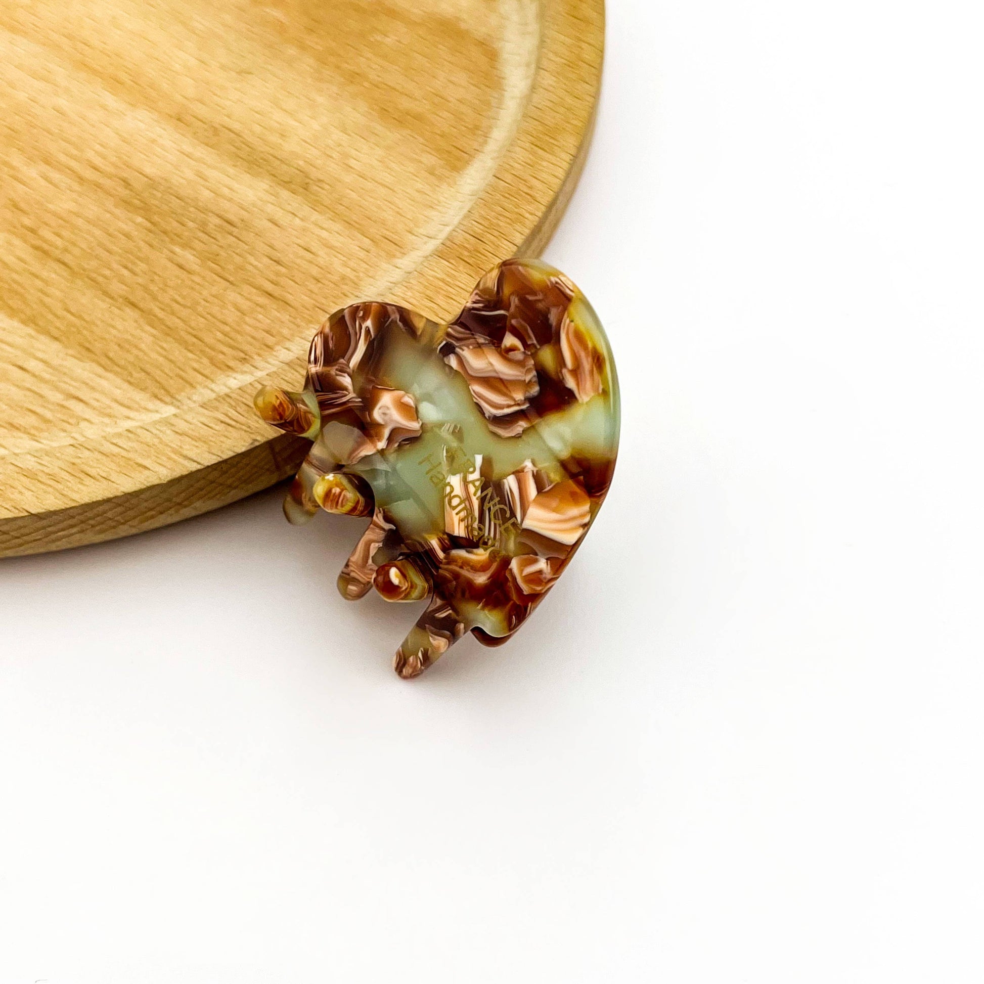 Acetate Mini Heart Hair Clip-2