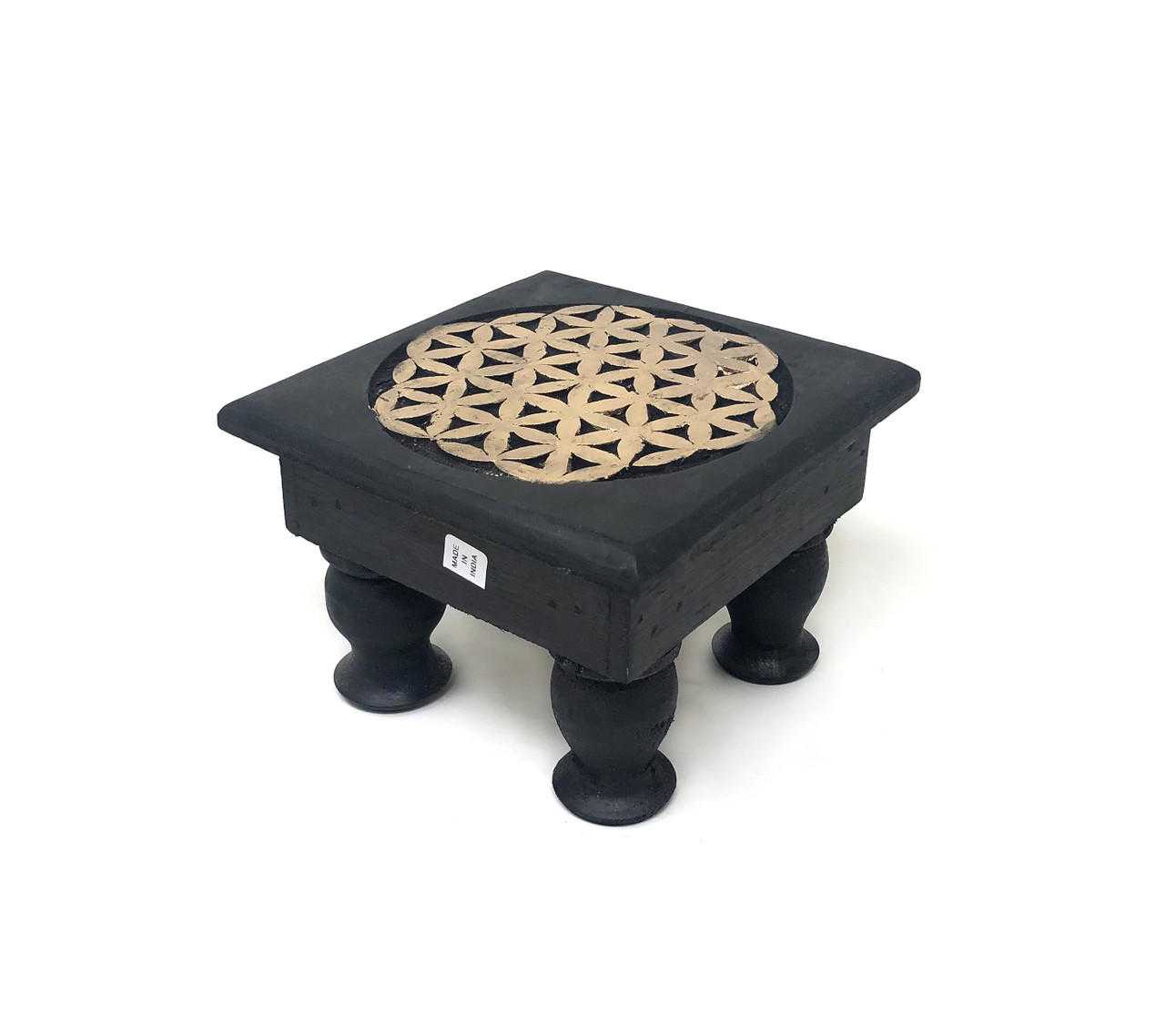 Wooden Altar Table - Flower of Life
