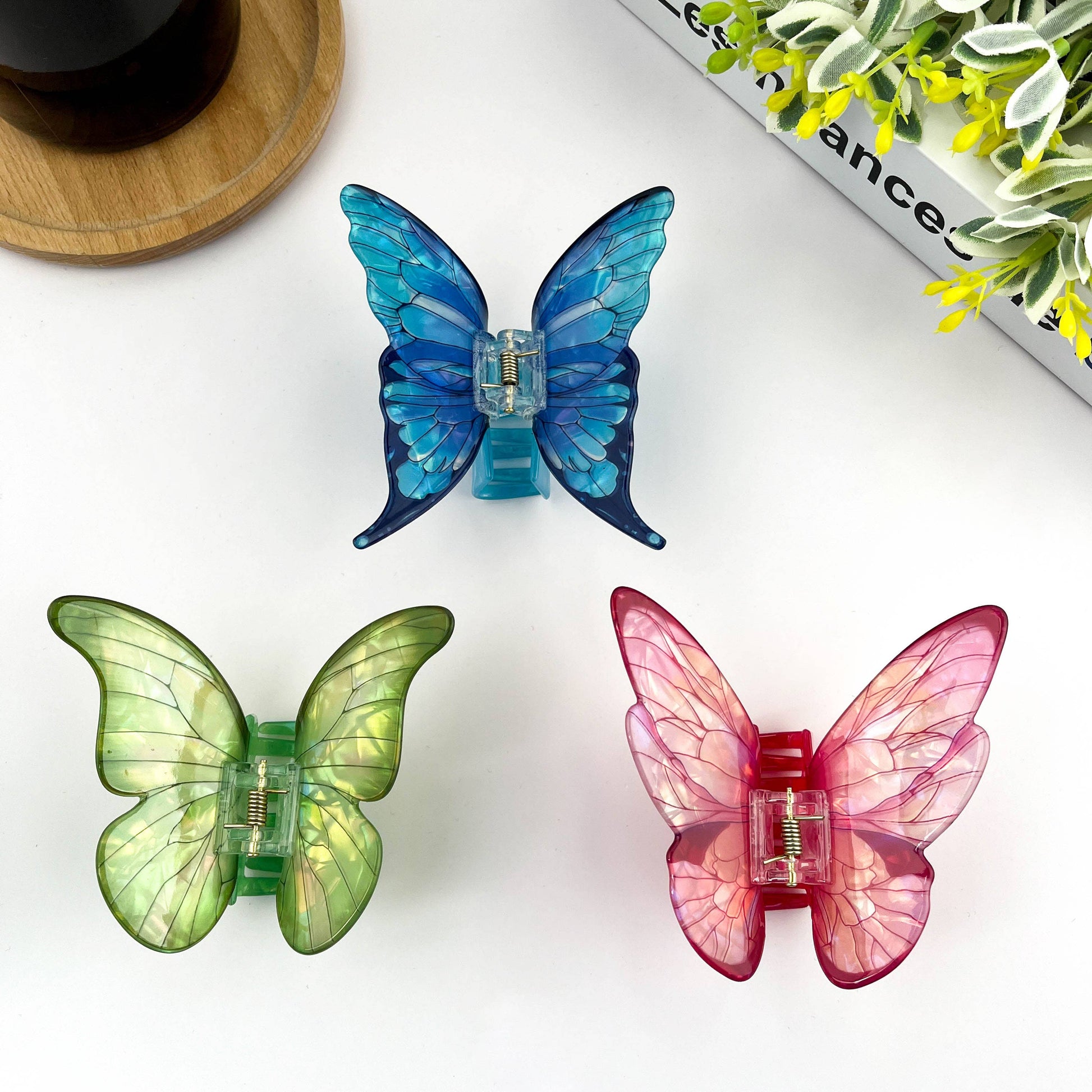 Simulation Butterfly Hair Claw Clip, Spring Hair Clip-4