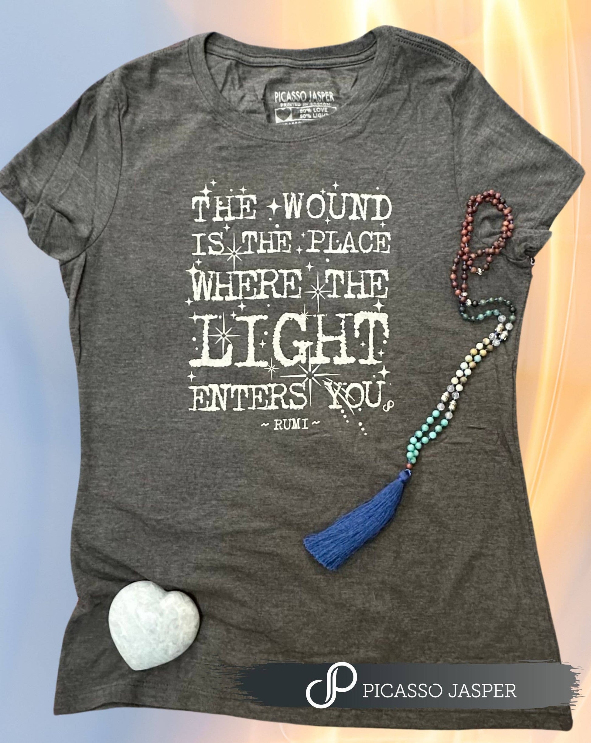 The Wound is the Place Where the Light Enters, Retro Tee-1