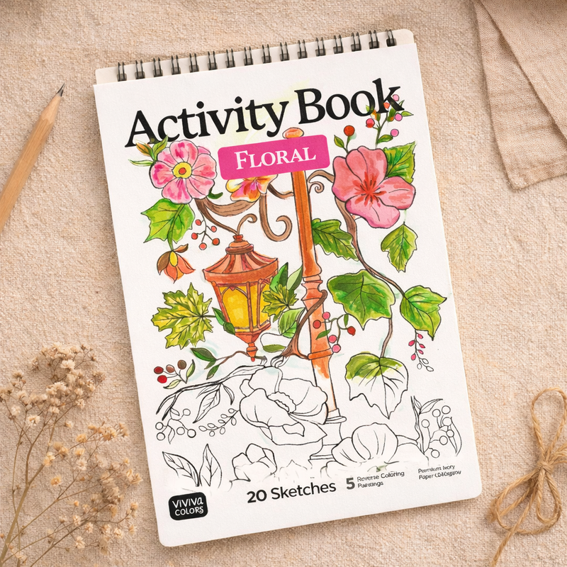 Floral Coloring Book-zoom-
