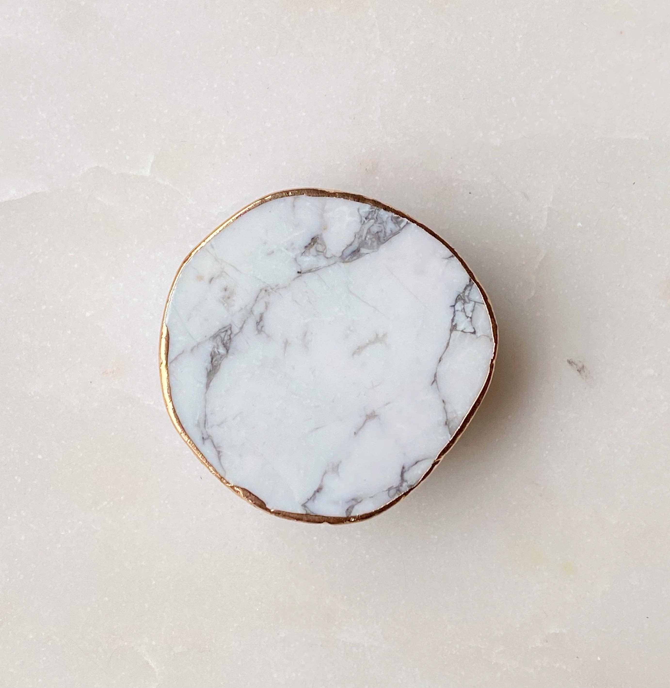 Golden Edge Natural Stone Phone Grip-zoom-7