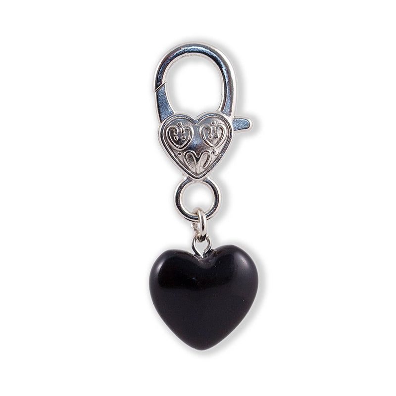 Clarity Black Obsidian Pet Pendant for Crystal Support-zoom-