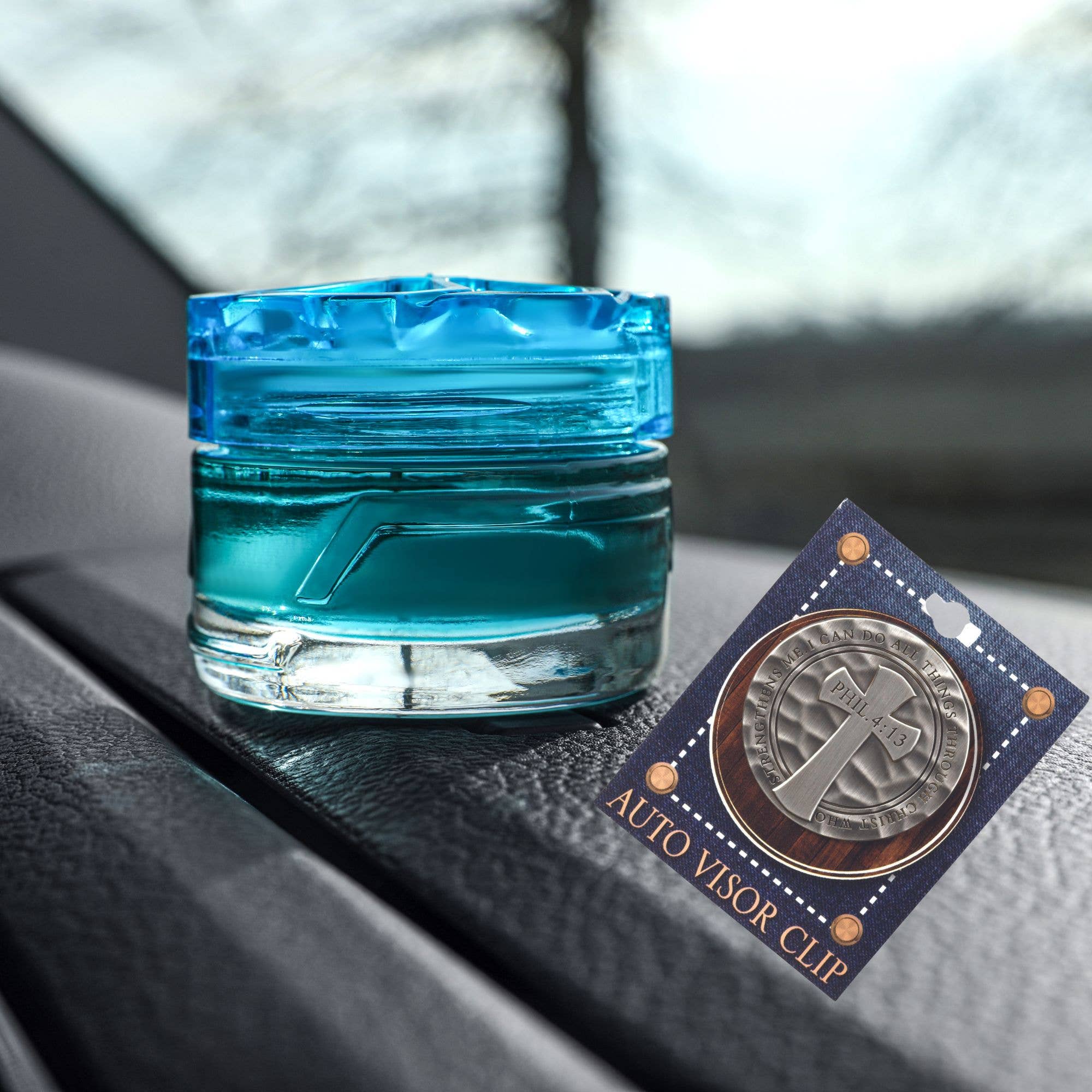 Auto Visor Clip – Philippians 4:13-zoom-3