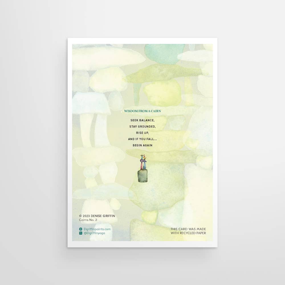 CAIRN GREETING CARD - LETTING GO-3