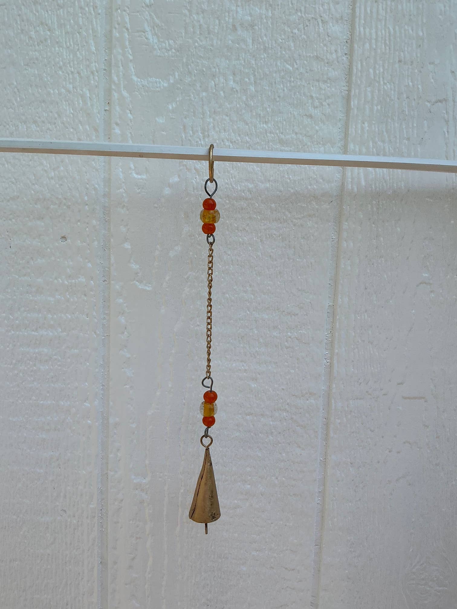 Beaded Bell Chain - Orange-3