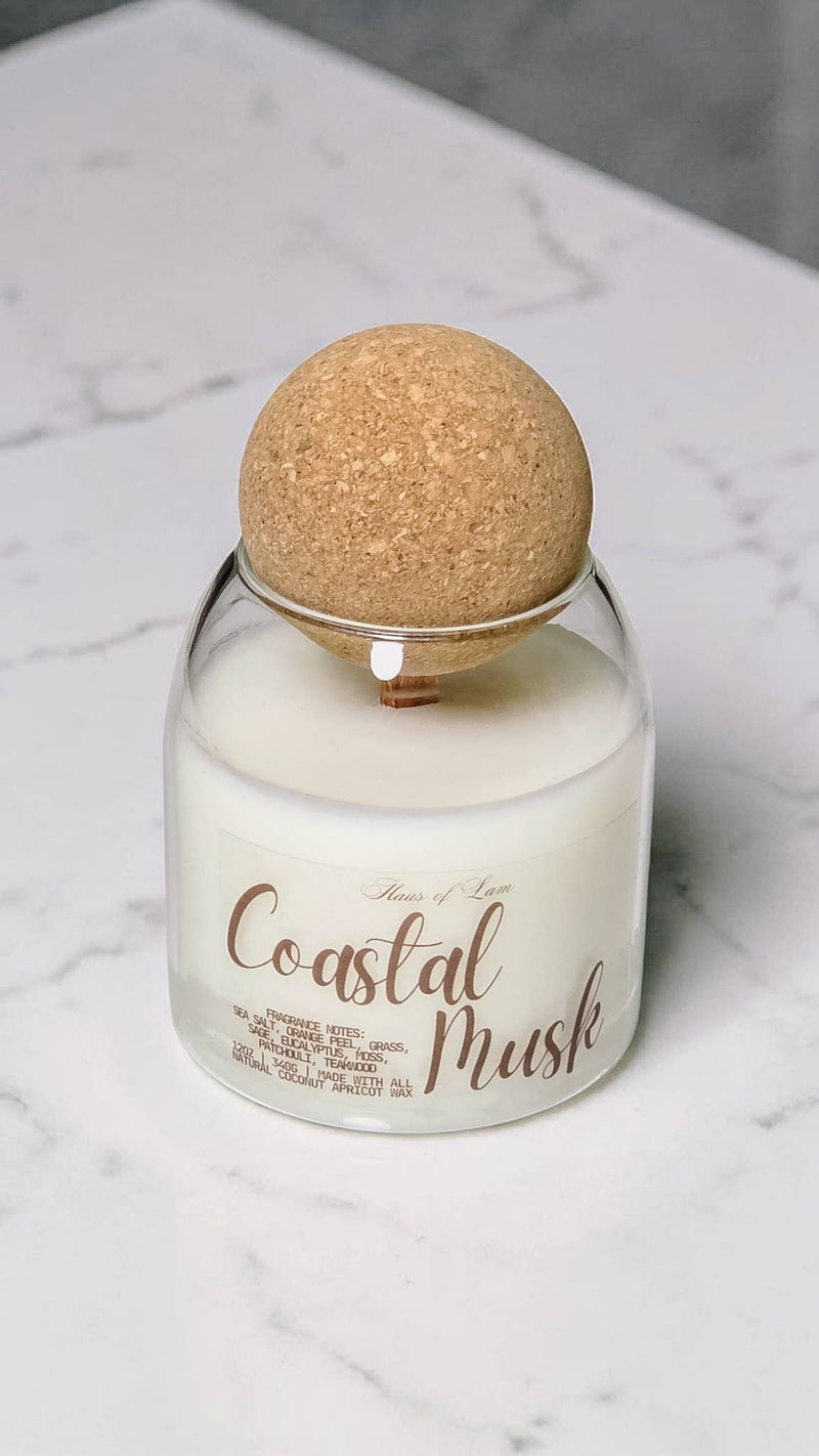Coastal Musk Scented Candle-zoom-