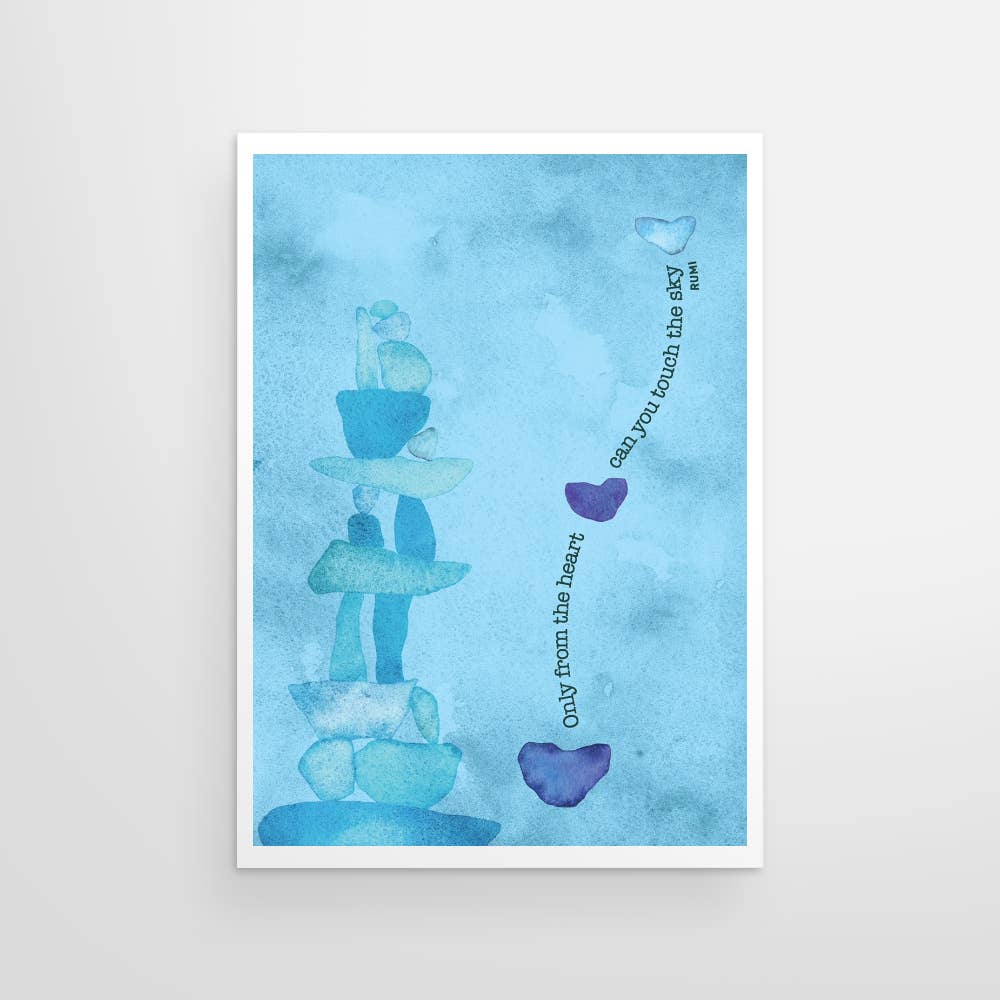 CAIRN GREETING CARD - BALANCE & STRENGTH