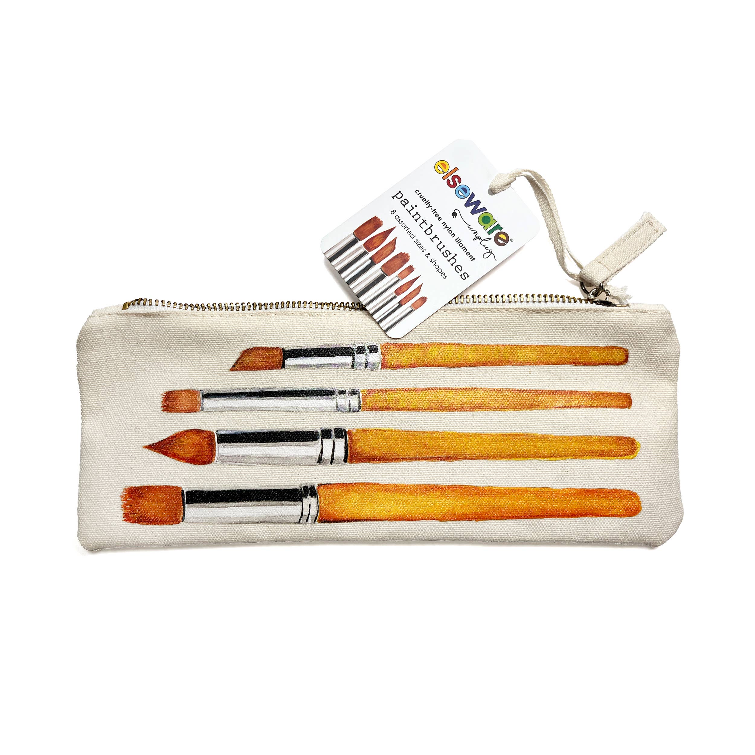 TRAVEL WATERCOLOR AND ACRYLIC BRUSH SET (8 BRUSHES)