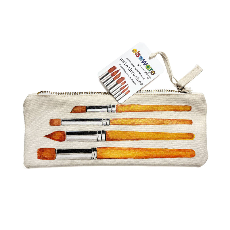 TRAVEL WATERCOLOR AND ACRYLIC BRUSH SET (8 BRUSHES)-zoom-