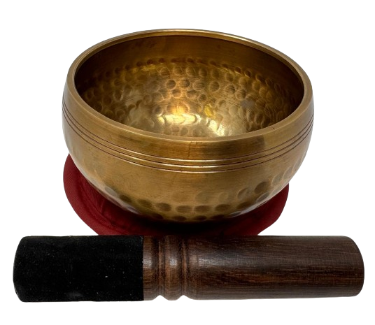 4.0 Inch Gold Dimple Singing Bowl-zoom-1