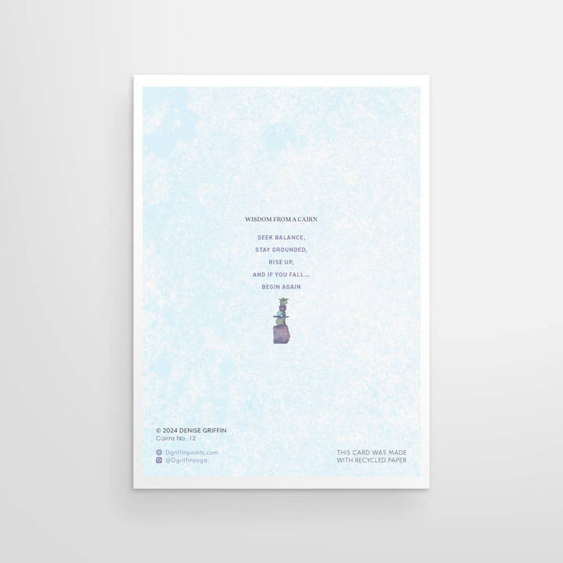 CAIRN GREETING CARD - LISTEN FROM THE HEART-zoom-