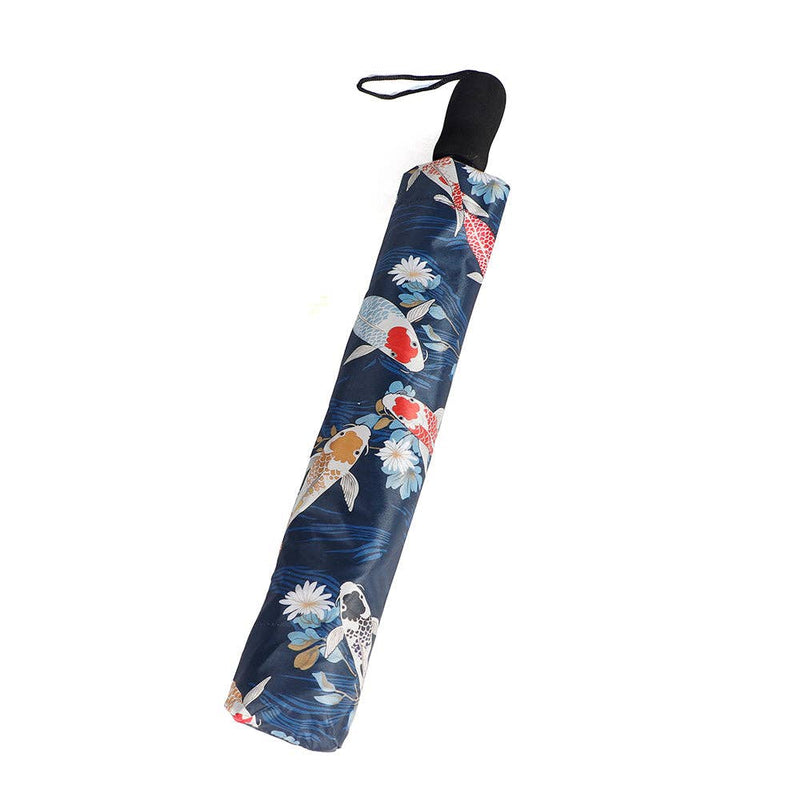 KOI FISH UMBRELLA - NAVY-zoom-