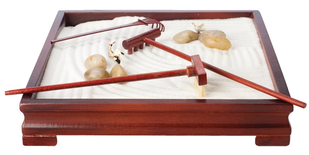 DELUXE ZEN GARDEN DESKTOP SET