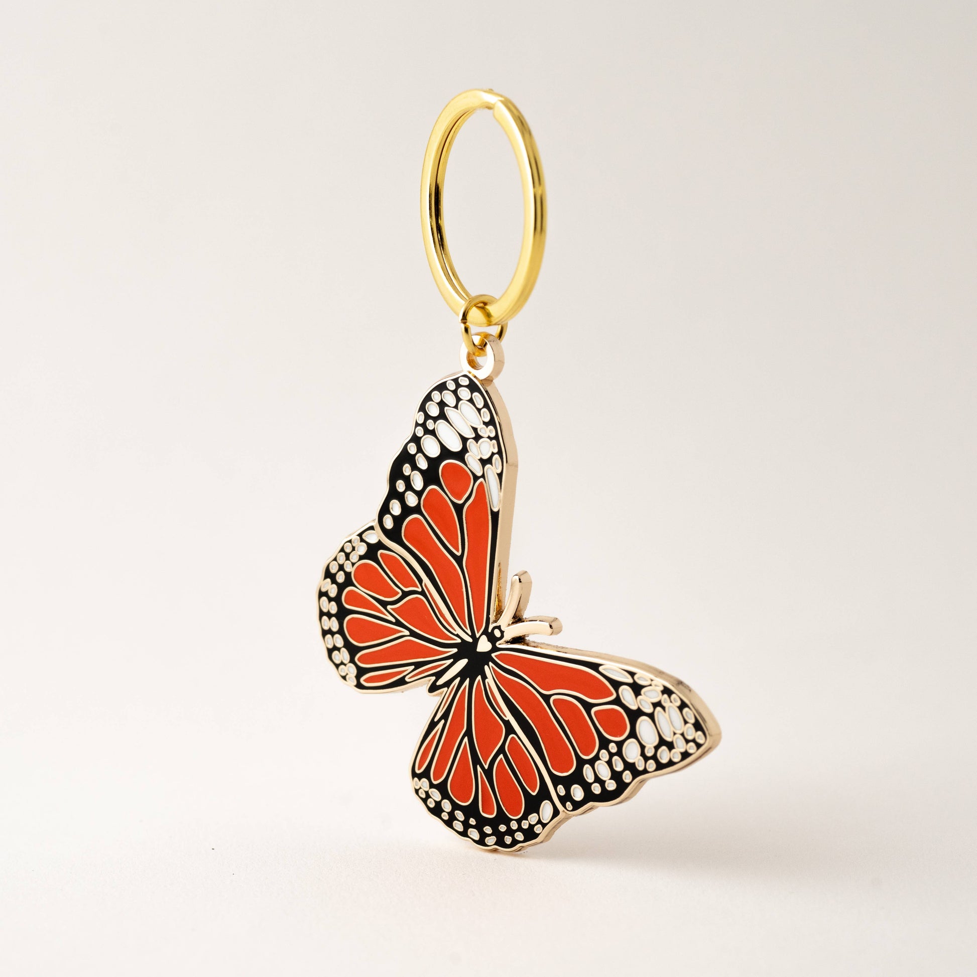 Monarch Butterfly Keychain Bag Charm-1
