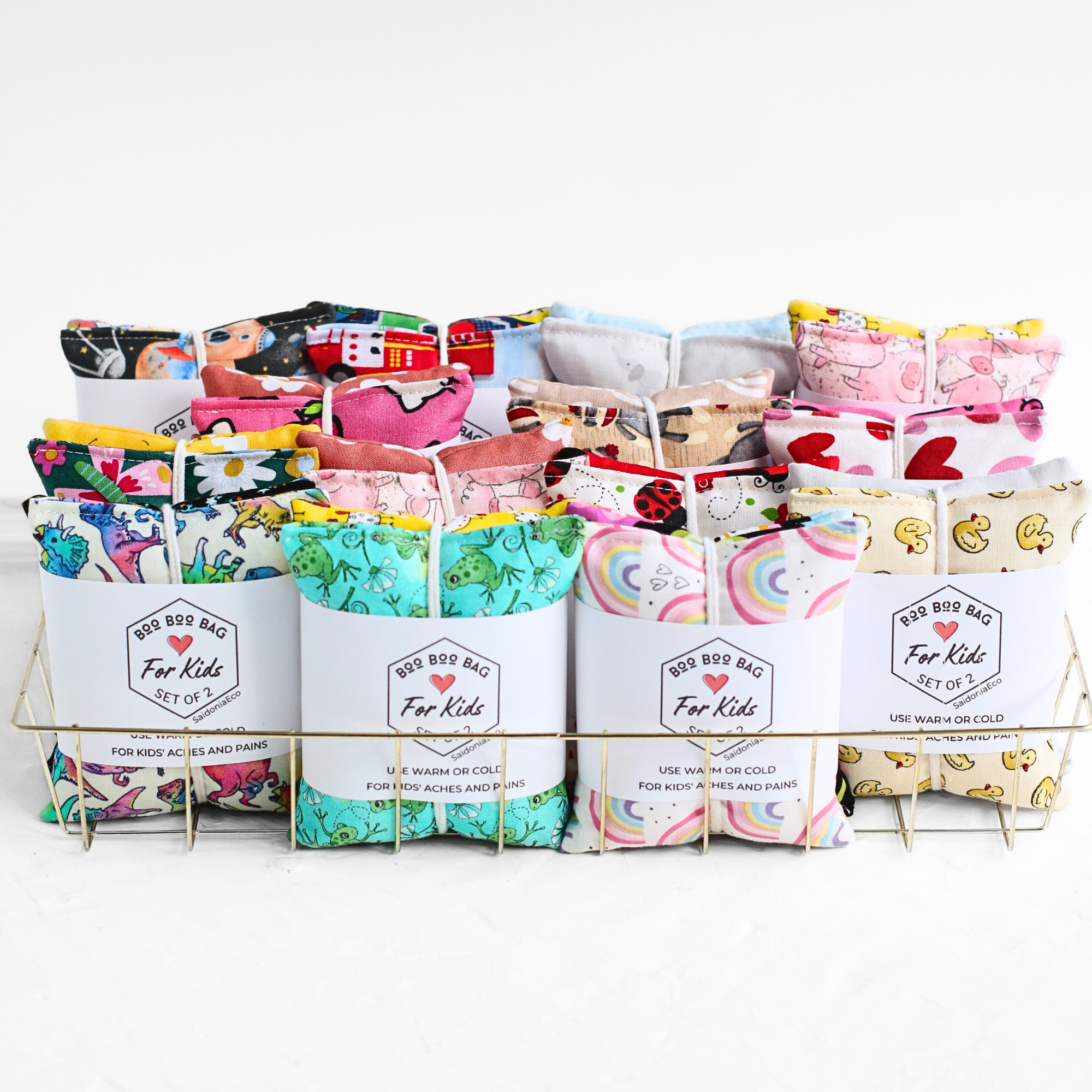 Boo Boo Bags – Mini Hot &amp; Cold Packs for Kids (Set of 2)