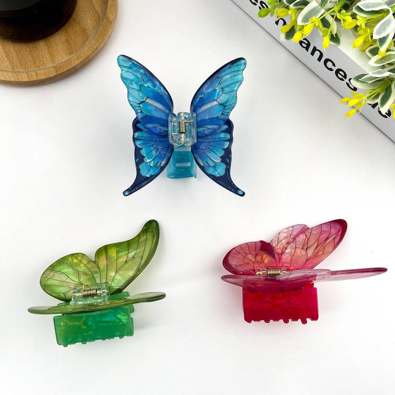 Simulation Butterfly Hair Claw Clip, Spring Hair Clip-zoom-