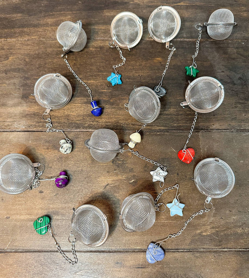 Tea Ball Infuser with Crystal-zoom-