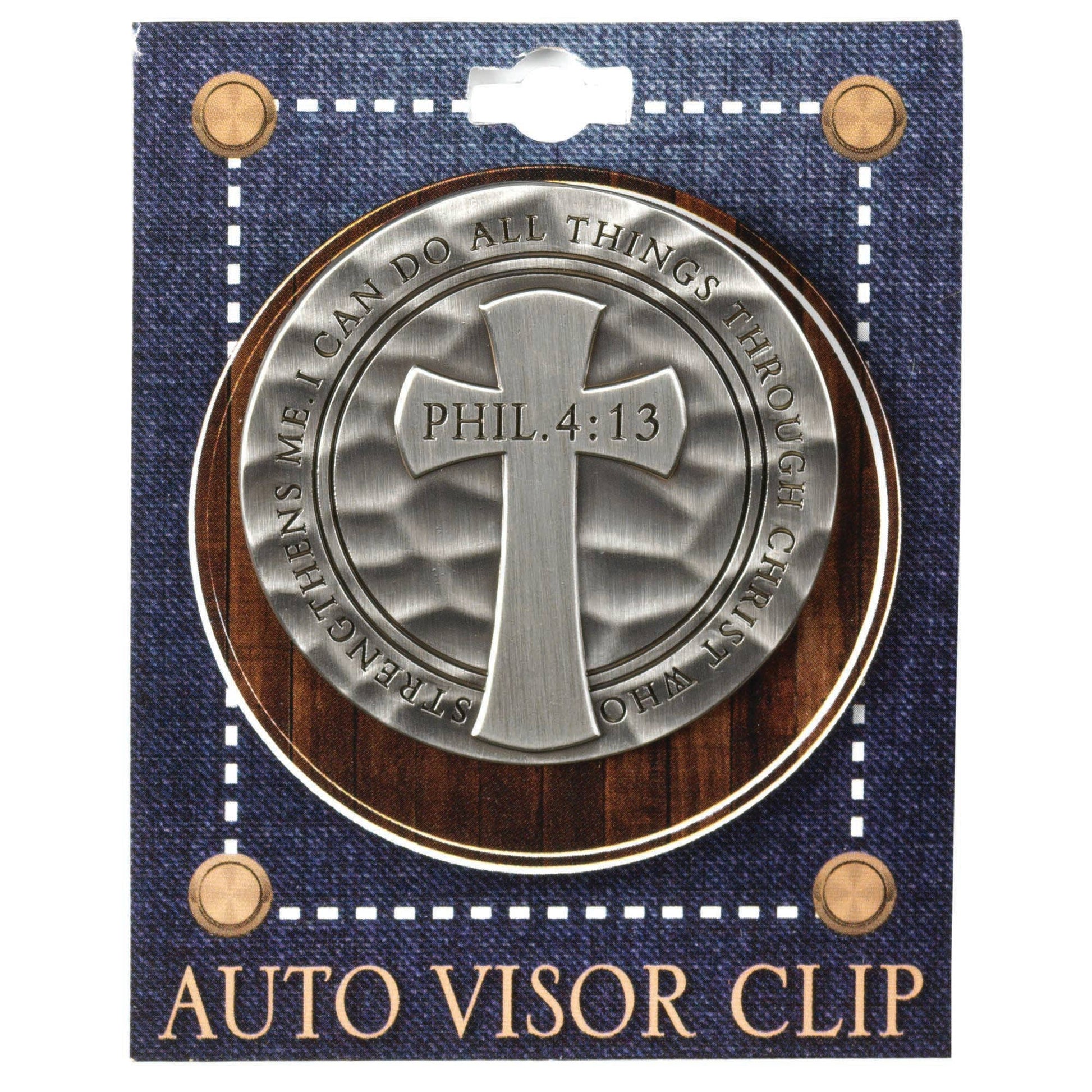 Auto Visor Clip – Philippians 4:13-1