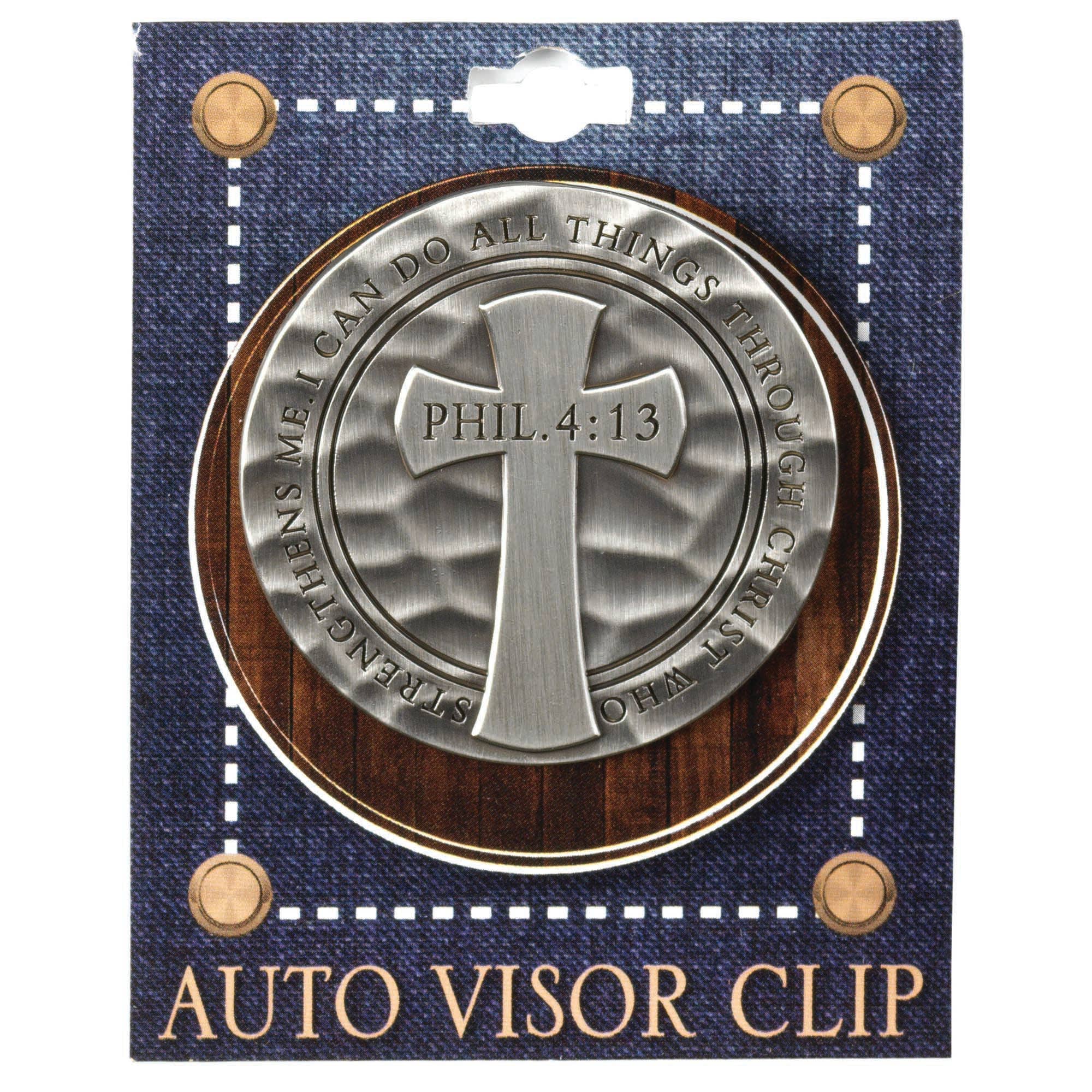Auto Visor Clip – Philippians 4:13