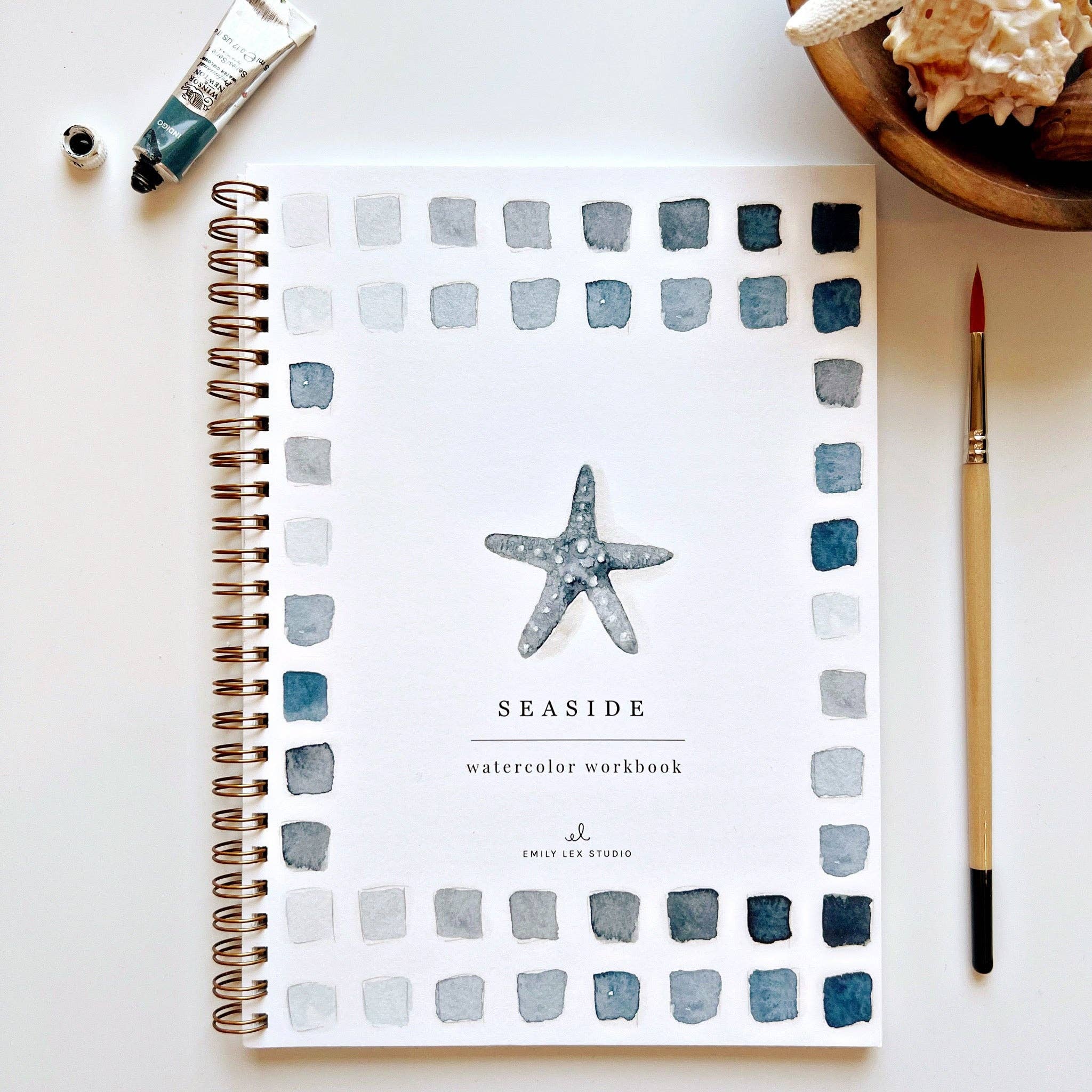 Seaside Watercolor Workbook - Coastal Calm Edition