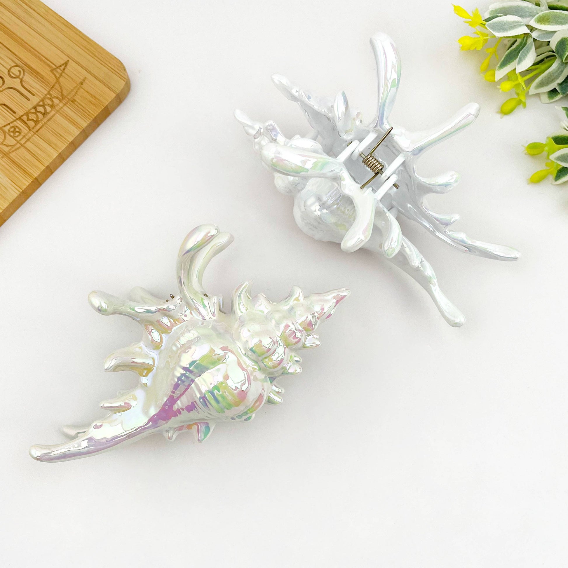 Seashell Hair Claw Clip, Ocean-Inspired Marine Hair Clip-8