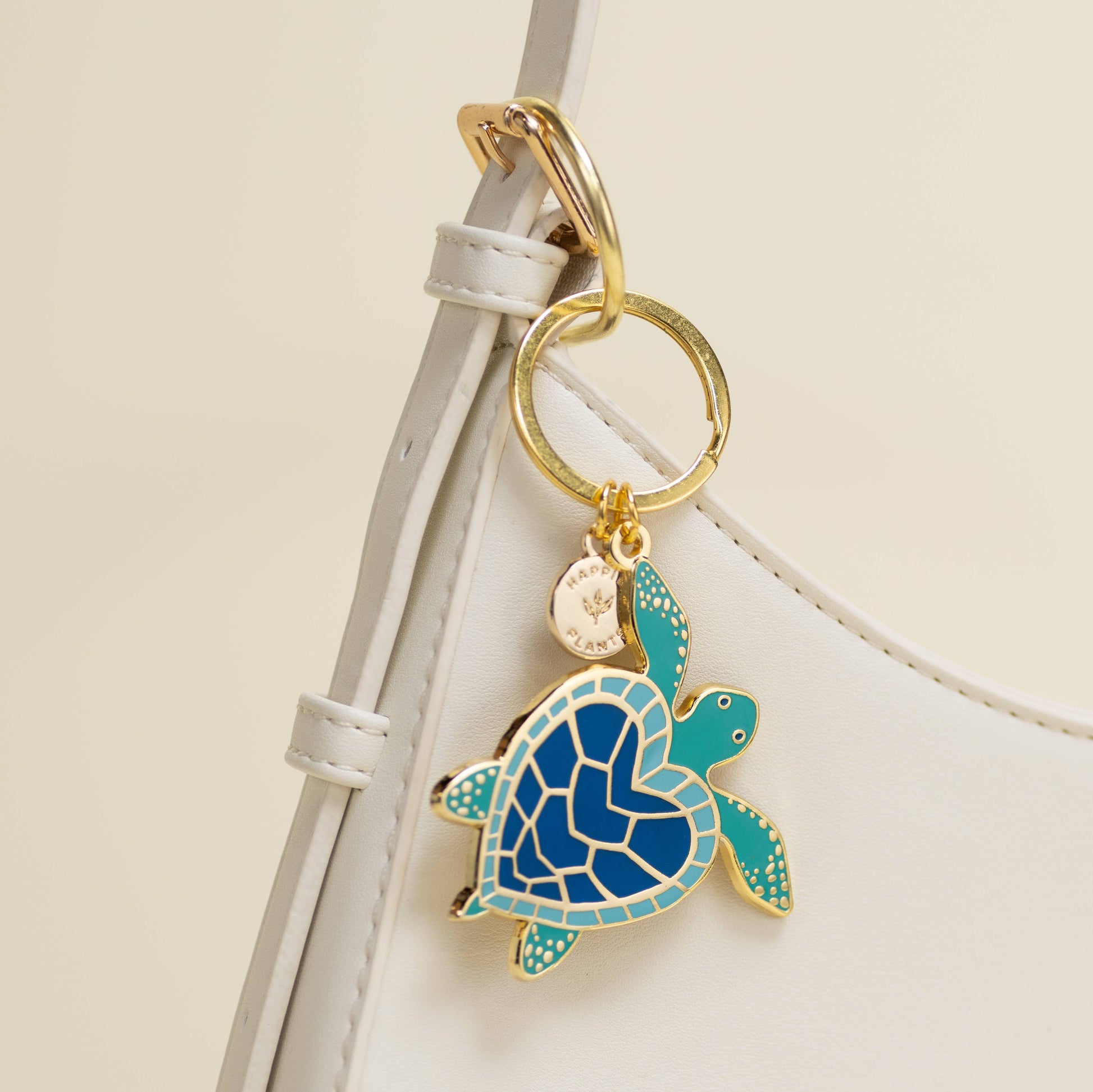 Sea Turtle Keychain & Bag Charm, Coastal Beach Ocean Gifts-2