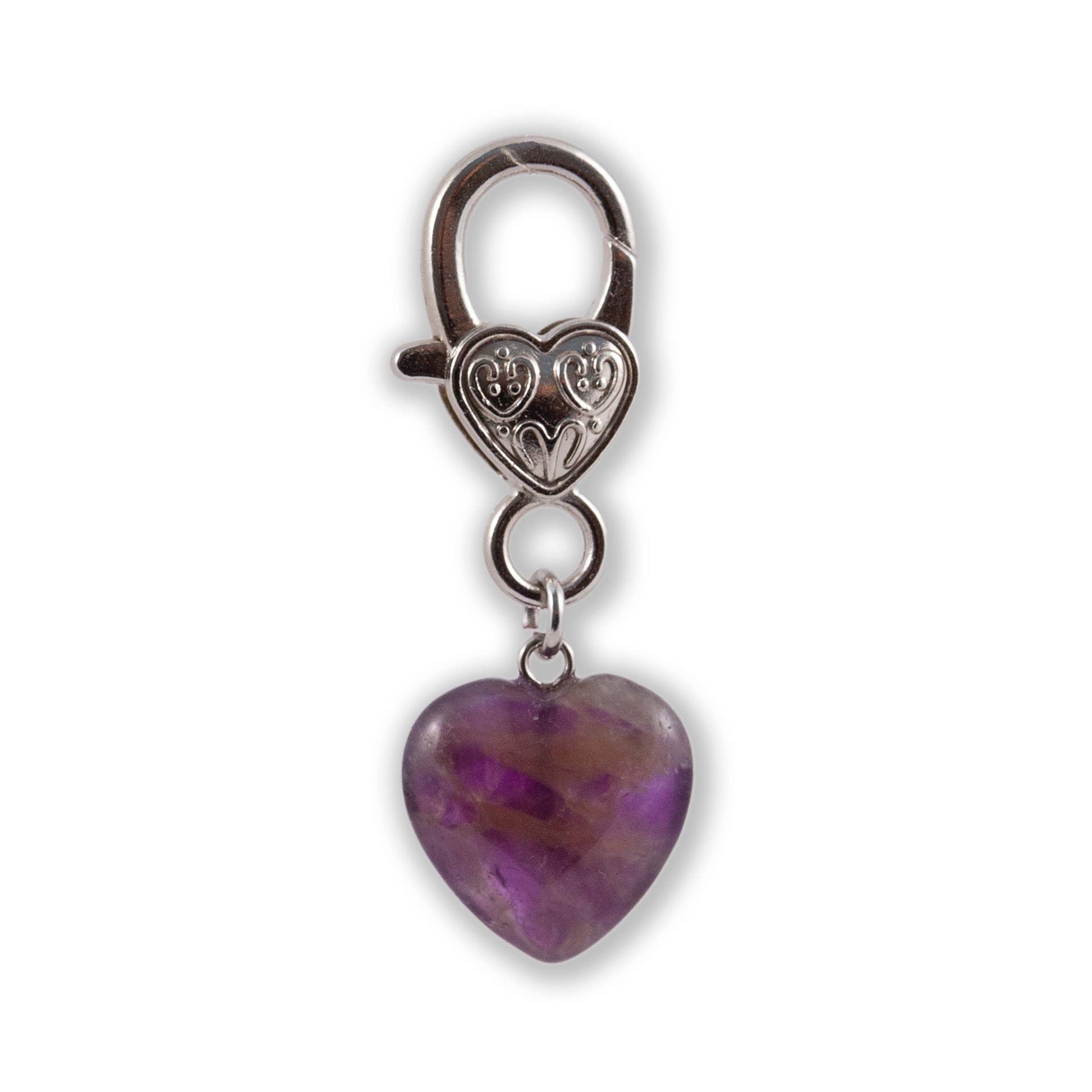 Amethyst Crystal Healing Pet Pendant for Holistic Support-1