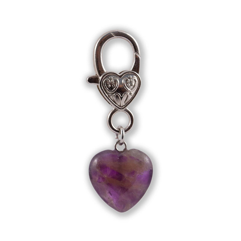 Amethyst Crystal Healing Pet Pendant for Holistic Support-zoom-