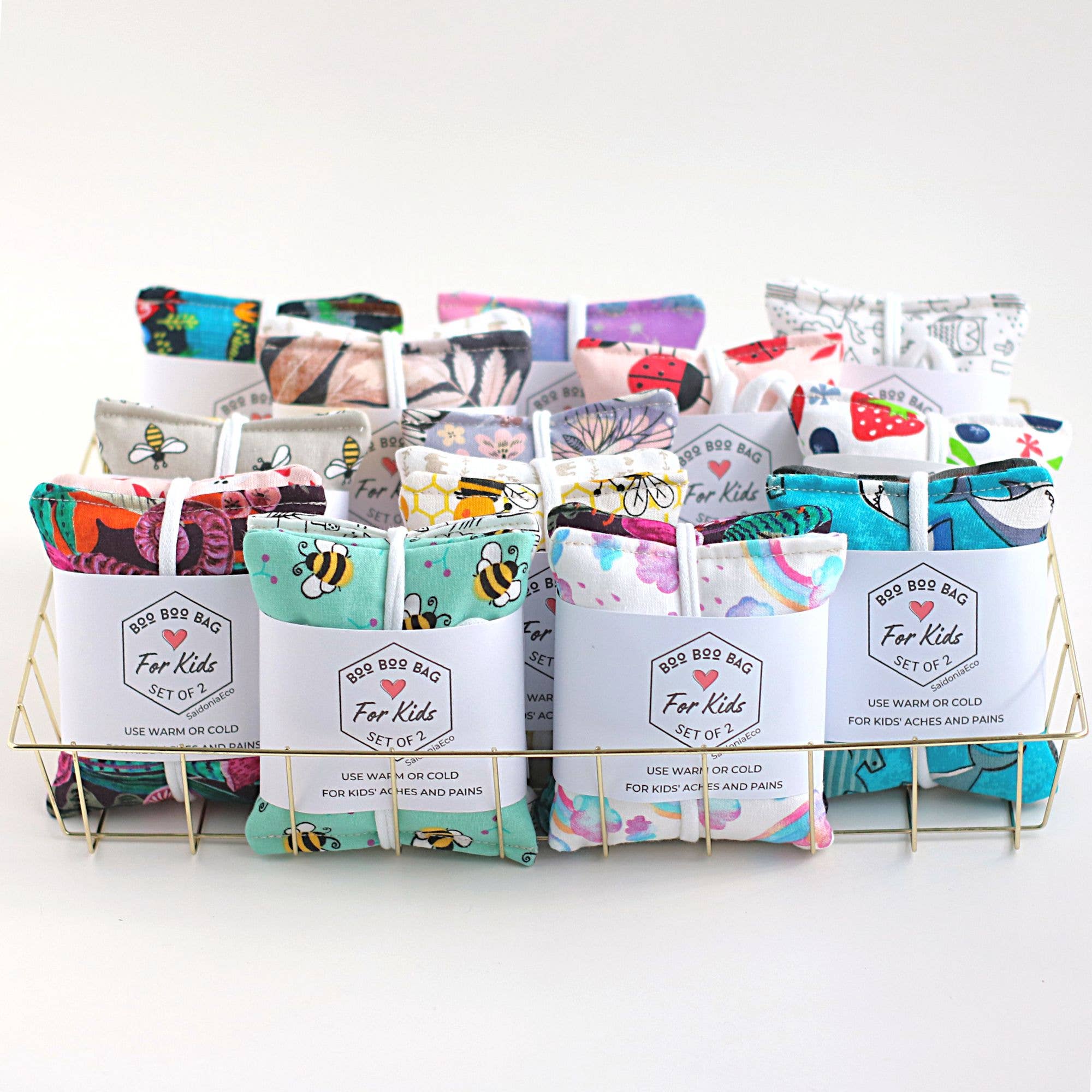 Boo Boo Bags – Mini Hot &amp; Cold Packs for Kids (Set of 2)