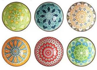 Multi-Color Bowl Set of 6-zoom-4