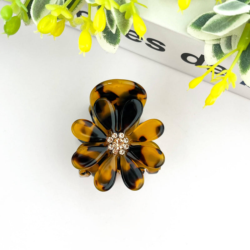 Daisy Diamond-studded Claw Clip-zoom-