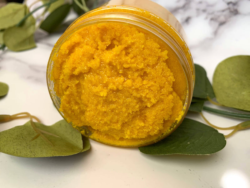 TURMERIC & MANUKA HONEY BRIGHTENING BODY SCRUB-zoom-