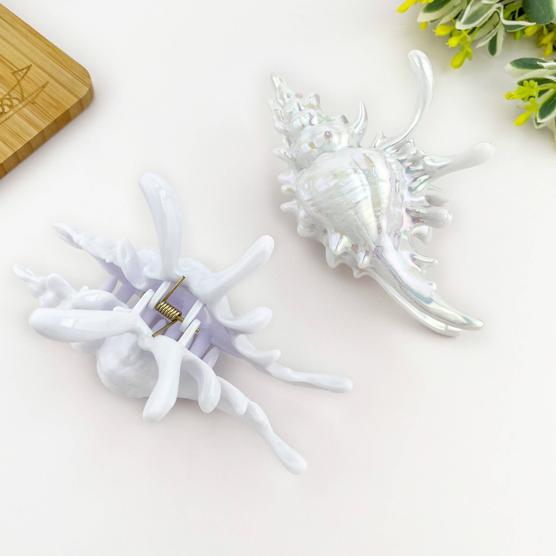 Seashell Hair Claw Clip, Ocean-Inspired Marine Hair Clip-7