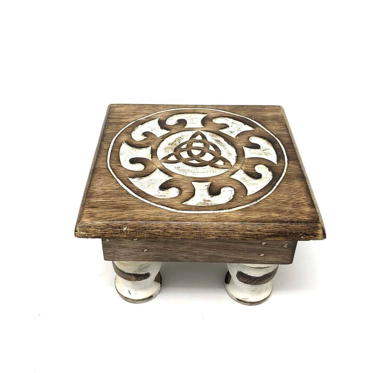 Wooden Altar table Triquetra 6''x 4''-zoom-2