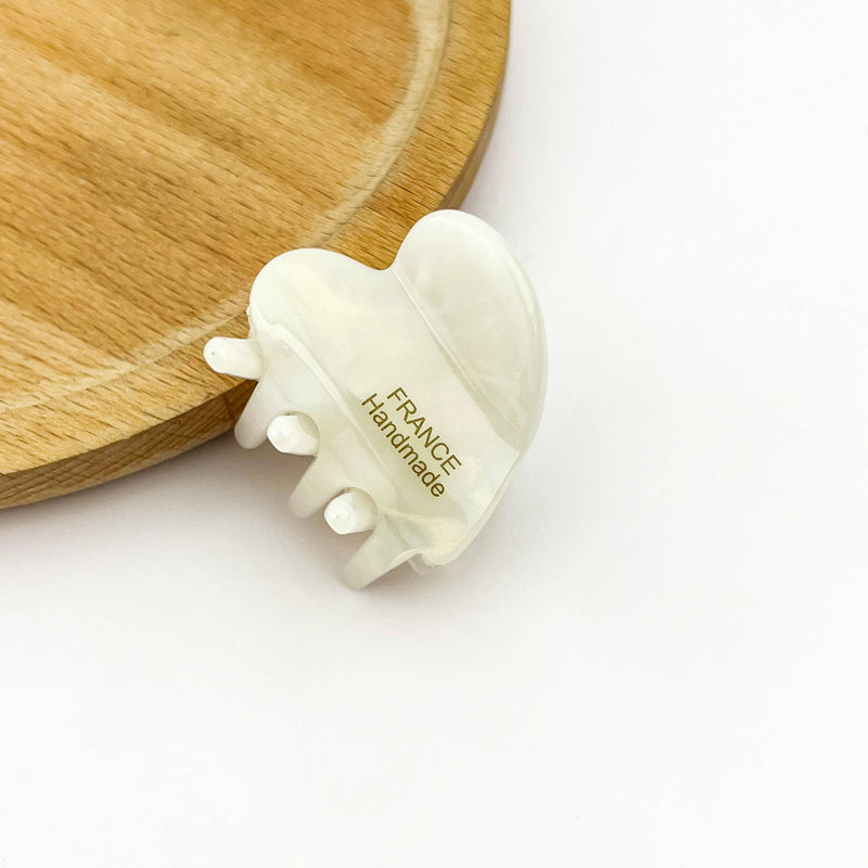 Acetate Mini Heart Hair Clip-zoom-