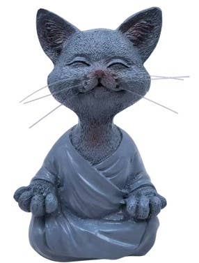 Happy Cat Buddha - Yellow-zoom-2