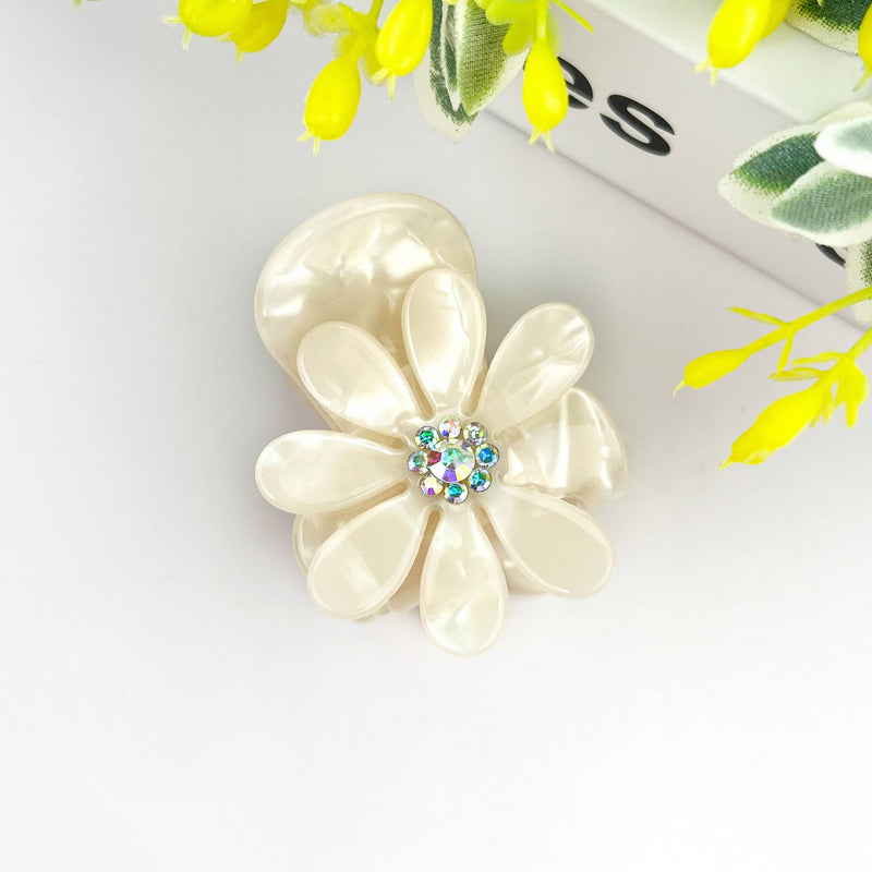 Daisy Diamond-studded Claw Clip-zoom-