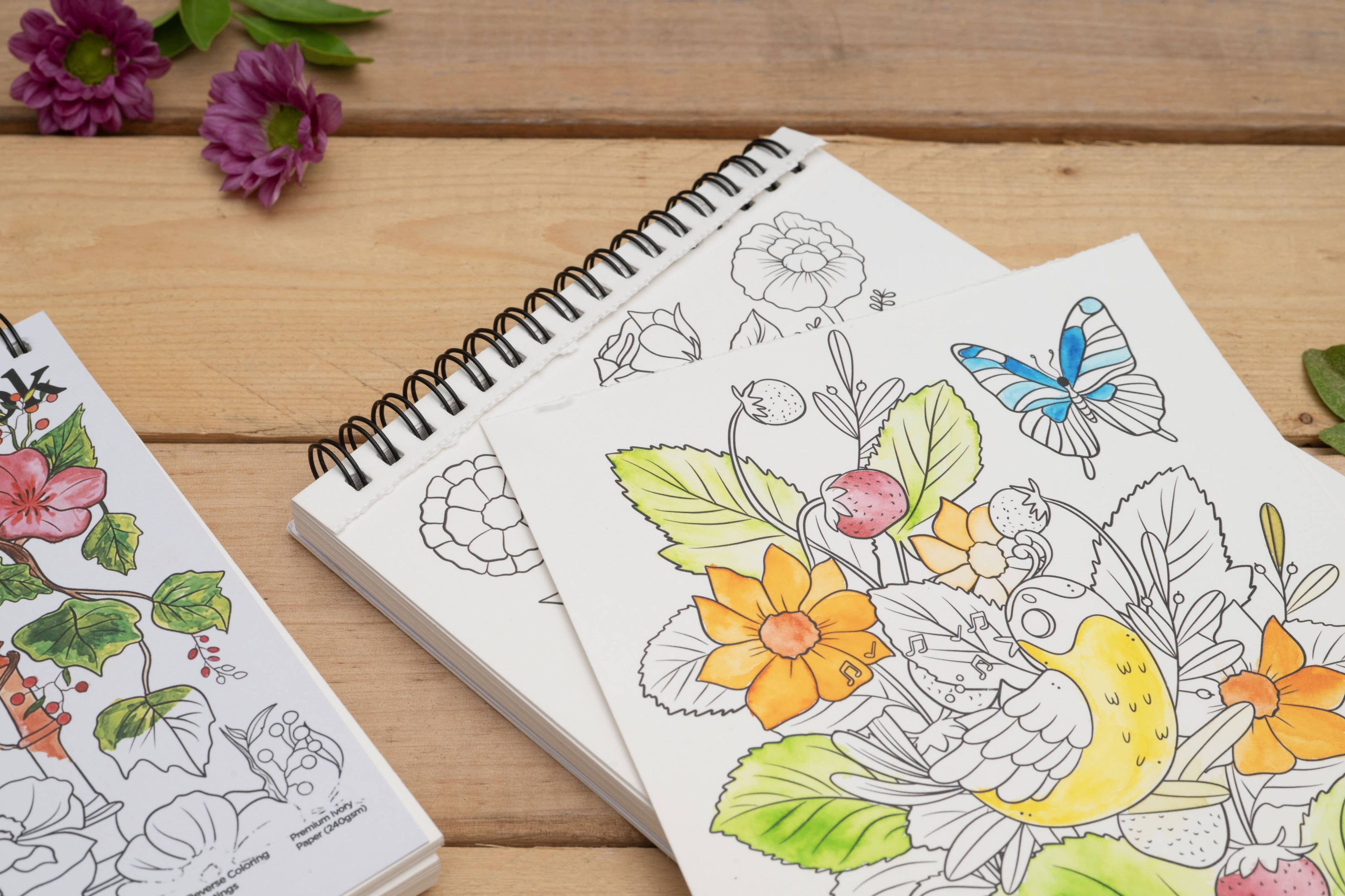 Floral Coloring Book-zoom-4