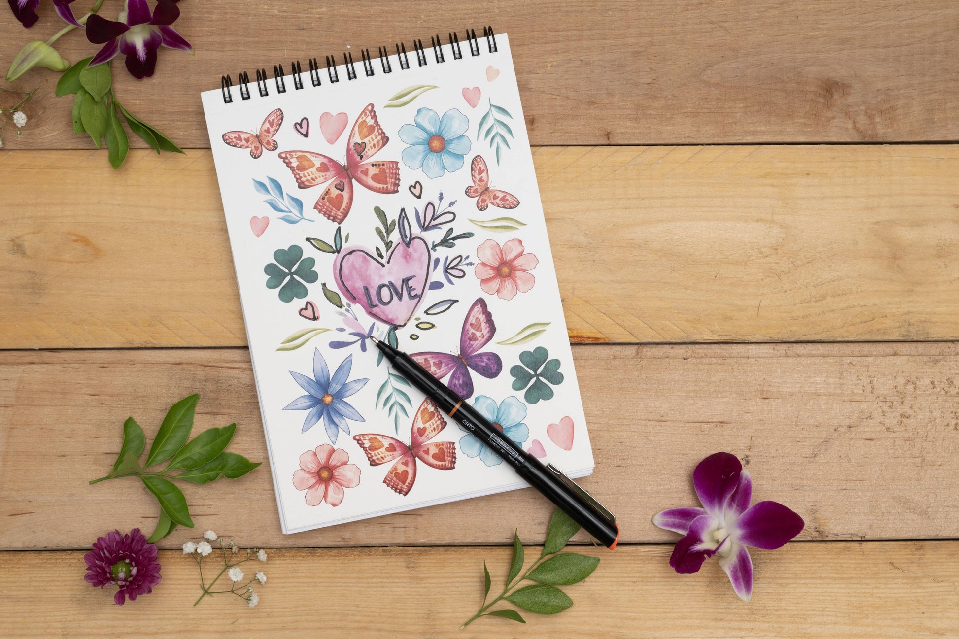 Floral Coloring Book-3