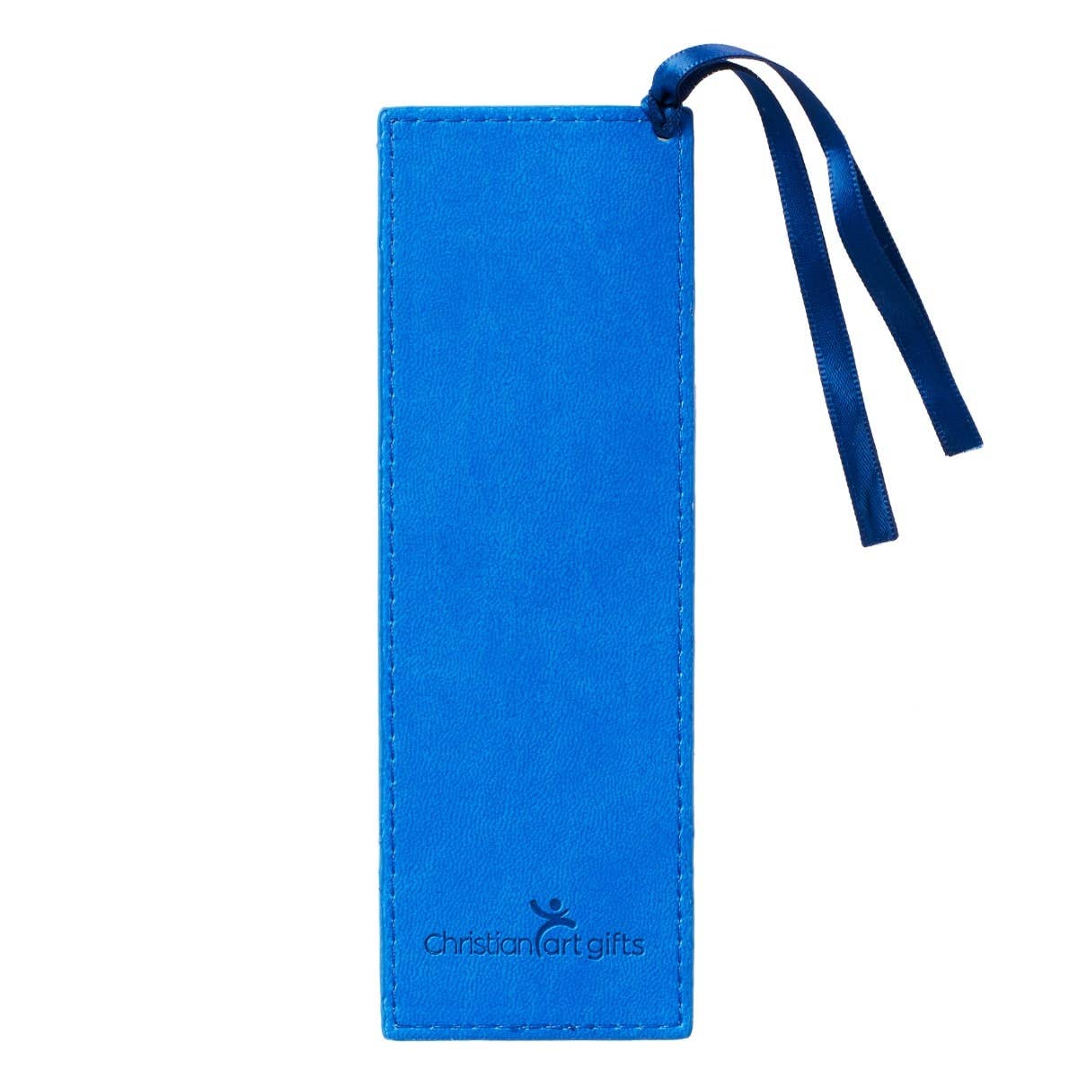 "TRUST IN THE LORD" BLUE FAUX LEATHER BOOKMARK