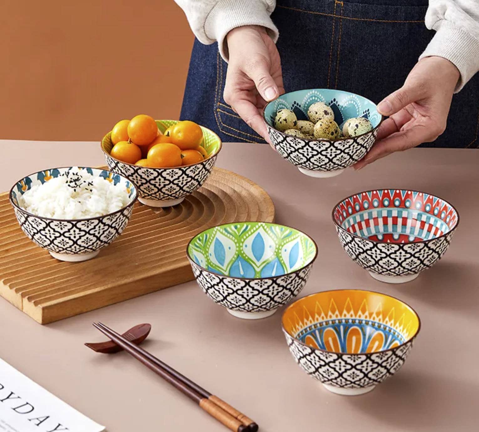 Multi-Color Bowl Set of 6-zoom-5
