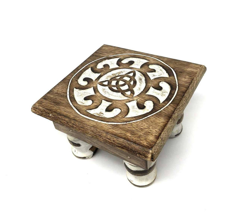 Wooden Altar table Triquetra 6''x 4''-zoom-
