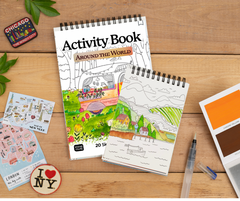Around the World - Coloring Book-zoom-