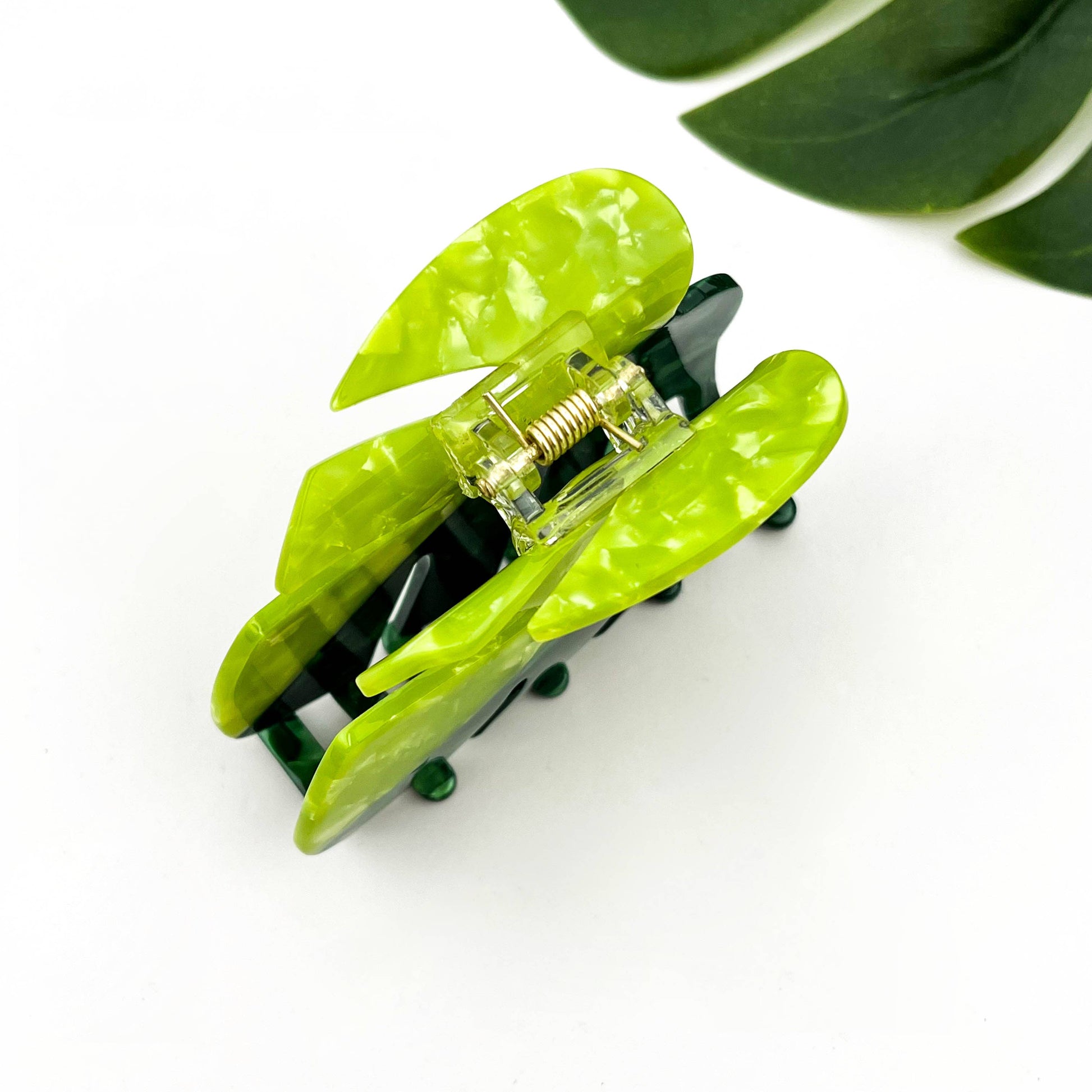 Monstera Leaf Hair Claw Clip – Acetate Edition-4