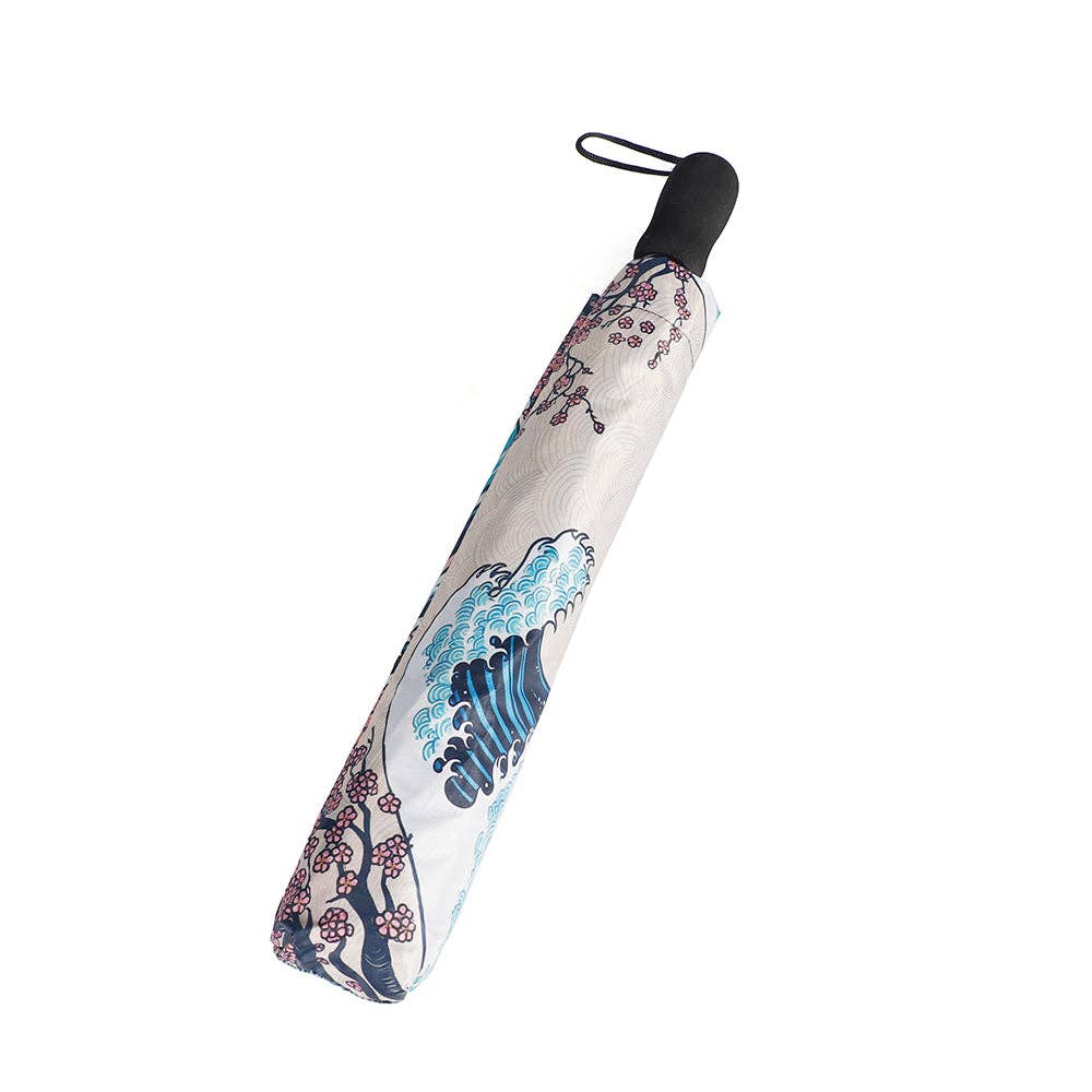 40"W Spring Wave Folding Umbrella (1/50)-2