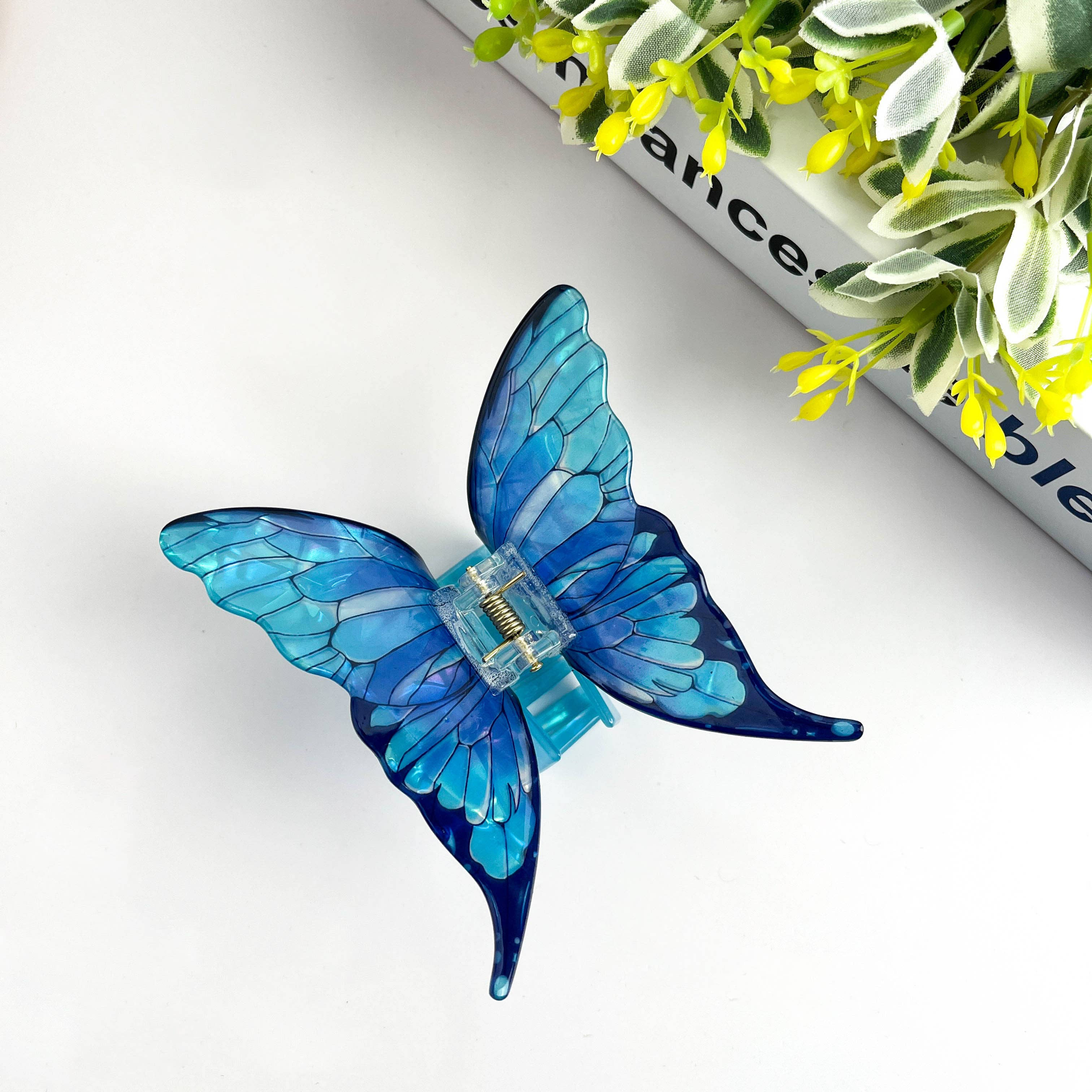 Simulation Butterfly Hair Claw Clip, Spring Hair Clip-zoom-3