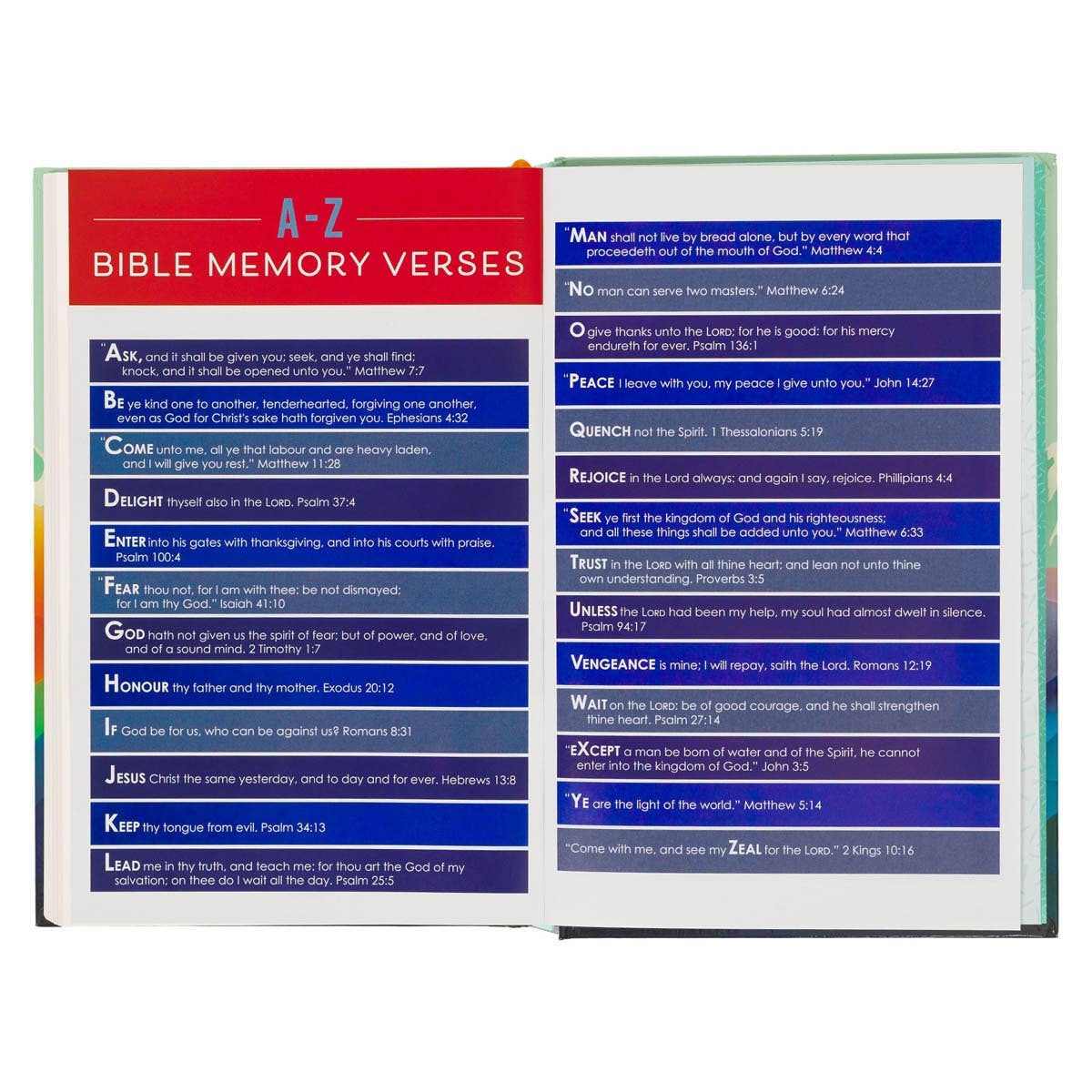COLORFUL KID'S KING JAMES VERSION BIBLE (HARDCOVER)-10